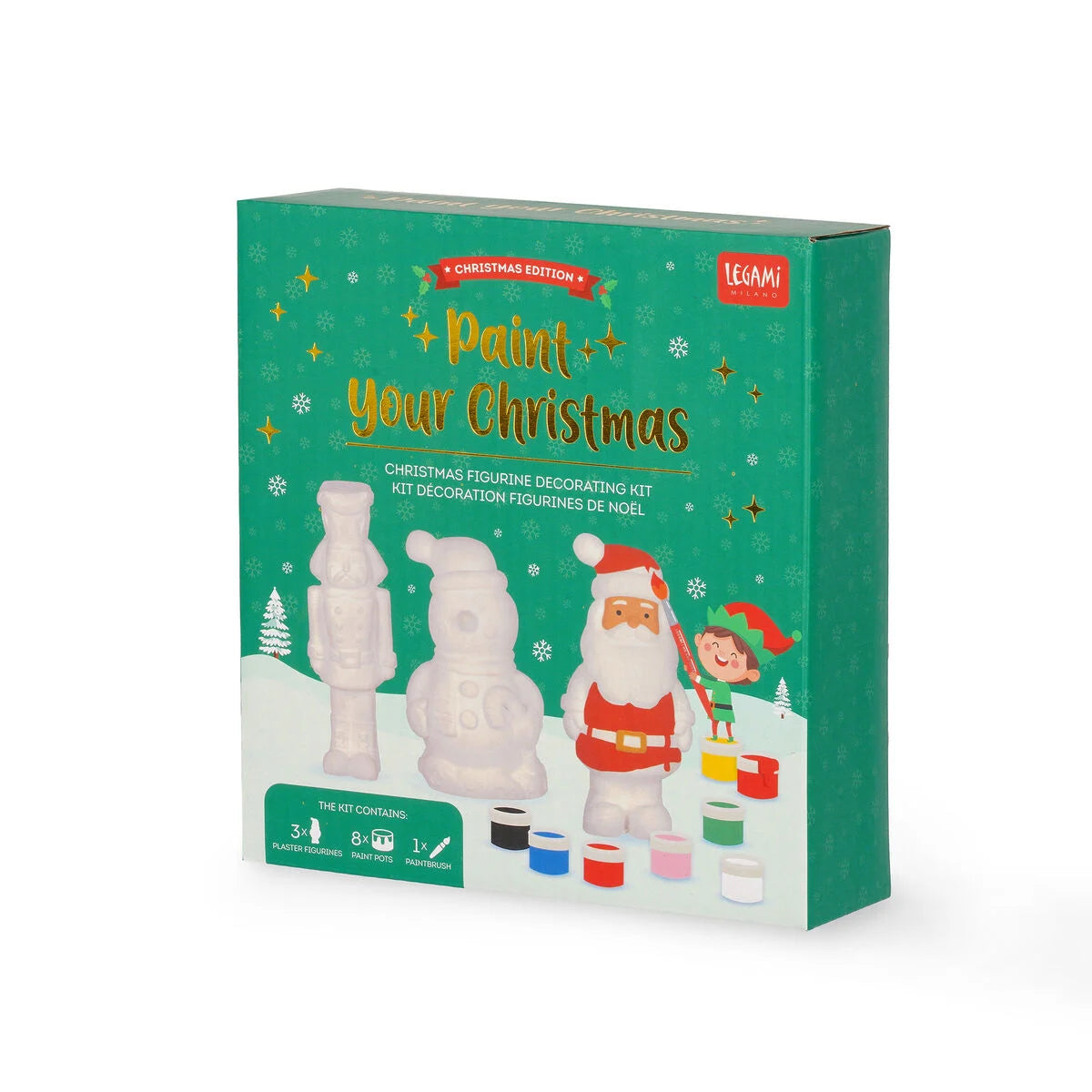 LEGAMI - Kit Decorazione di Natale Paint Your Christmas