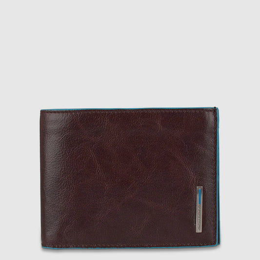 PIQUADRO - Portafoglio Con Portamonete Mogano