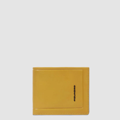 PIQUADRO - Portafoglio Con Portamonete Giallo