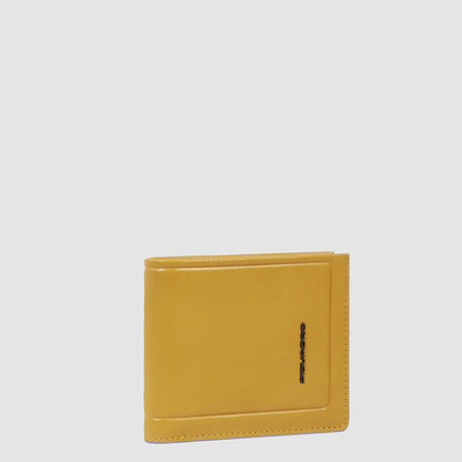 PIQUADRO - Portafoglio Con Portamonete Giallo