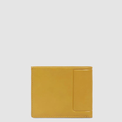 PIQUADRO - Portafoglio Con Portamonete Giallo