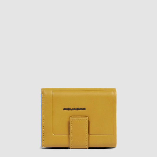 PIQUADRO - Portafoglio Con Porta Monete Giallo