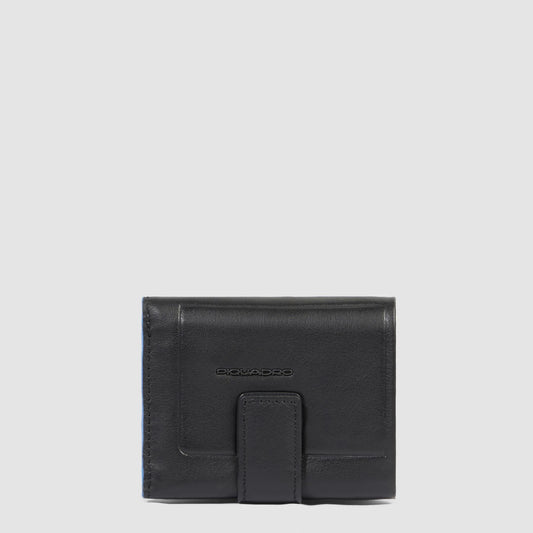 PIQUADRO - Portafoglio Con Porta Monete Nero