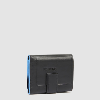 PIQUADRO - Portafoglio Con Porta Monete Nero