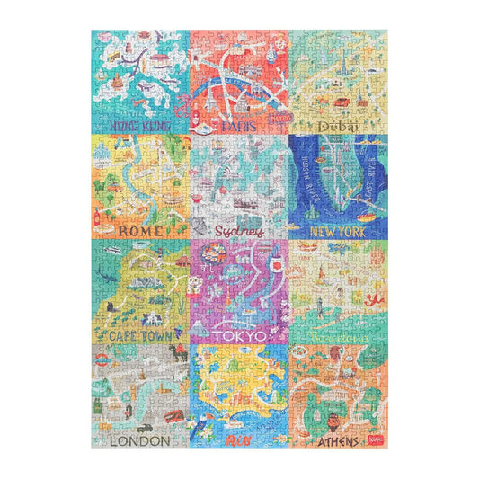 LEGAMI - Puzzle da 1000 Pezzi Cities