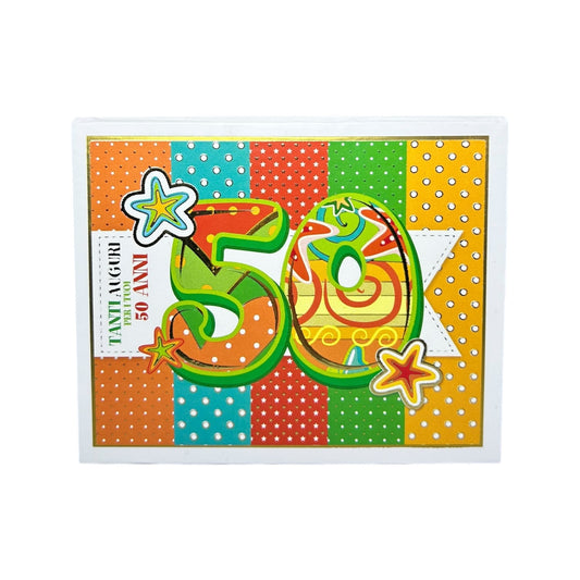 SCATOLINA AUGURALE SONORA -  50 Anni