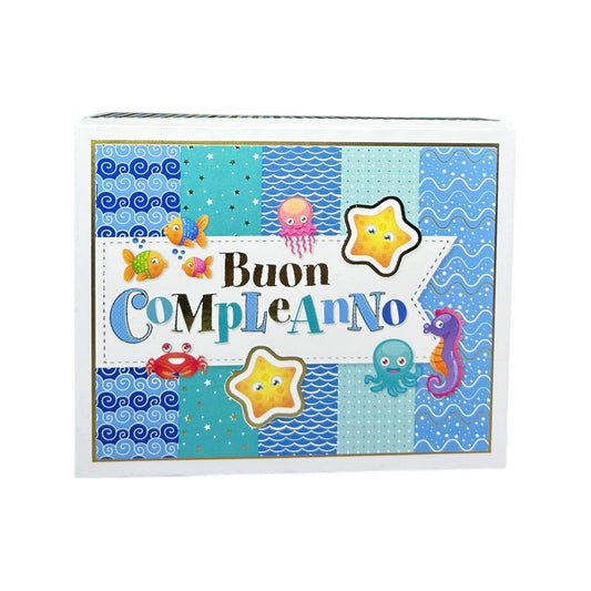SCATOLINA AUGURALE SONORA -  Buon Compleanno