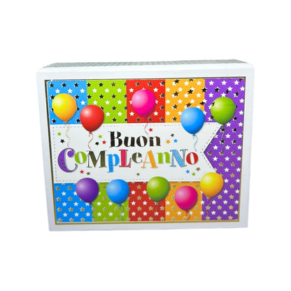 SCATOLINA AUGURALE SONORA -  Buon Compleanno