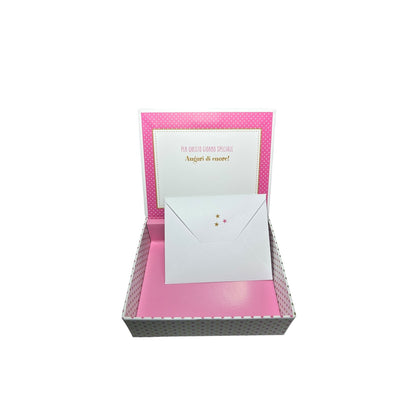 SCATOLINA AUGURALE SONORA -  18 Anni Rosa