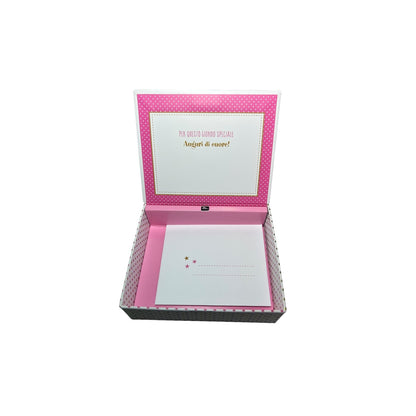 SCATOLINA AUGURALE SONORA -  18 Anni Rosa