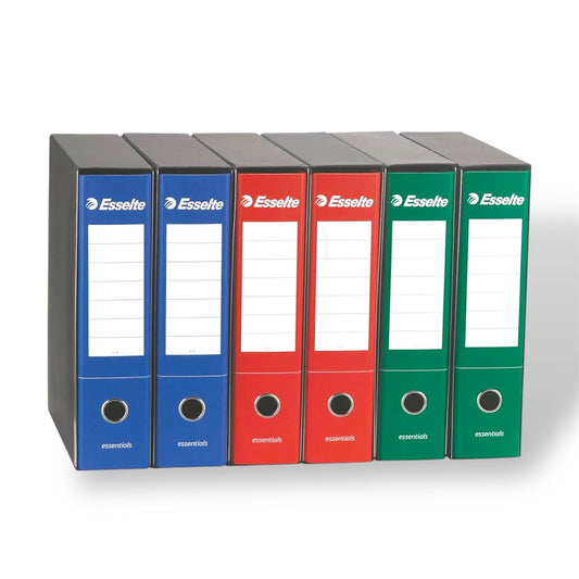 REGISTRATORE A LEVA ESSELTE G75 - A4 Con Custodia Nera