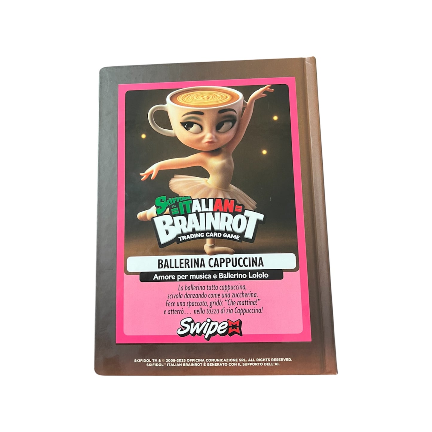 BRAINROT - Ballerina Cappuccina Diario 12 Mesi Con Card Collezionabili