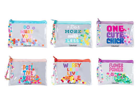 COLOURBOOK SOFT BUBBLES - Pochette Trasparente