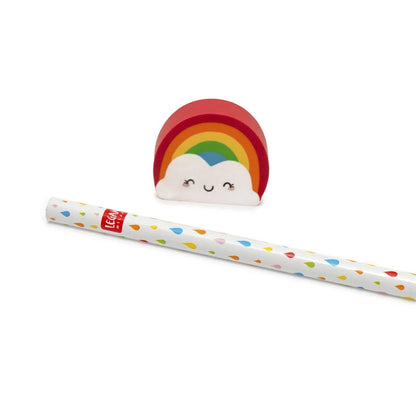 LEGAMI MATITA CON GOMMA - Rainbow