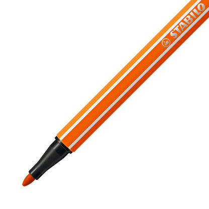 STABILO PEN 68 ARTY - 45 Pennarelli Con Porta Pennarelli In Metallo