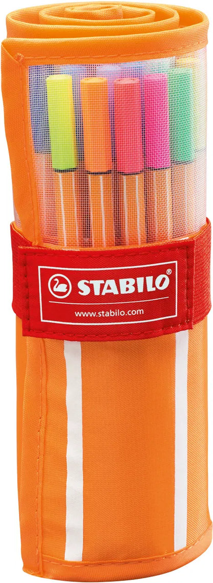 STABILO POINT 88 - Rotolo di 30 Penne Fineliner
