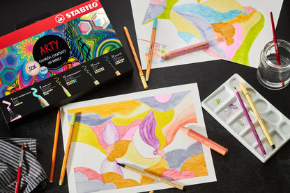 STABILO CREATIVE SET ARTY - 50pz. Pastel