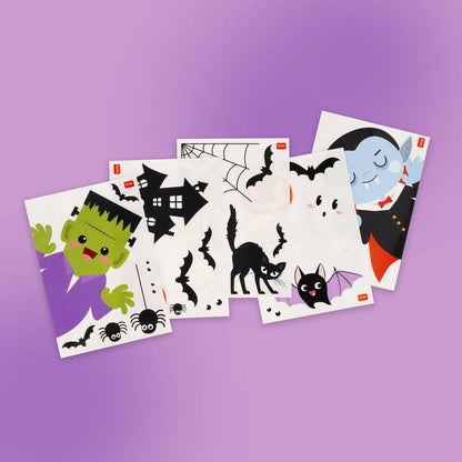 LEGAMI -Set 35 Adesivi Elettrostatici per Finestra Windo Wow