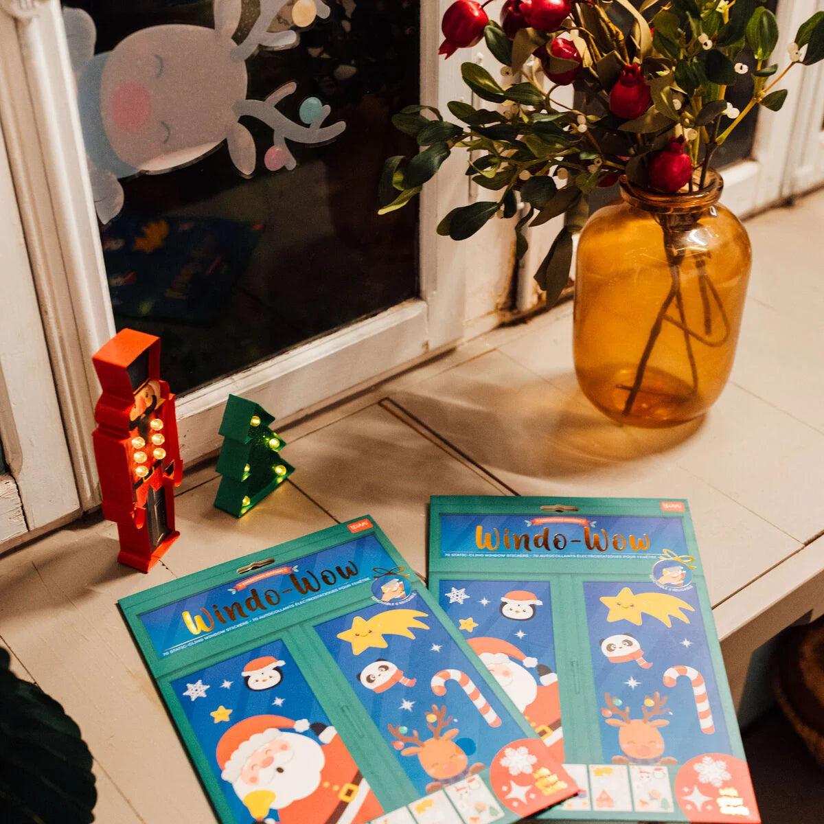 LEGAMI - Set 70 Adesivi Elettrostatici Per Finestra Windo-Wow