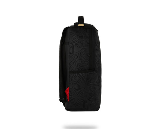SPRAYGROUND - Tonal monogram Emboss Shark Backpack