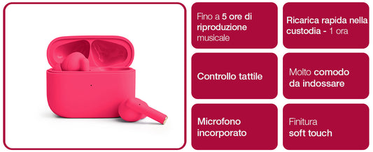 COLORUM TWS - Cuffie Bluetooth