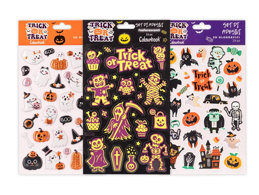 COLOURBOOK - Set Stickers Halloween