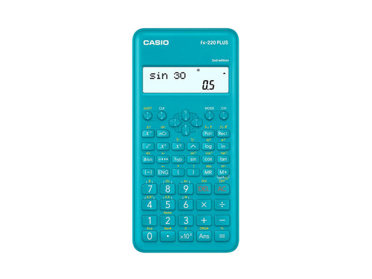 CALCOLATRICE CASIO FX-220 PLUS - Colore Azzurro