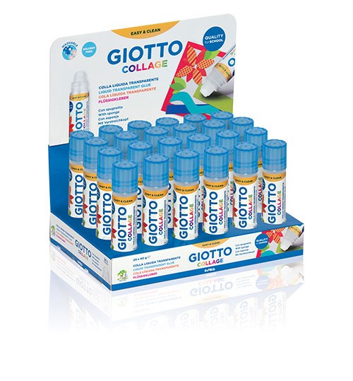 GIOTTO COLLAGE COLLA LIQUIDA - Da 40 gr Confezione Da 2 Pz