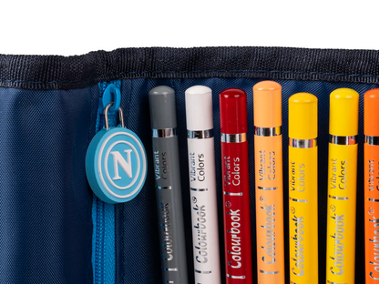 COLOURBOOK x SSC NAPOLI - Rotolo Portapastelli 24 Colori