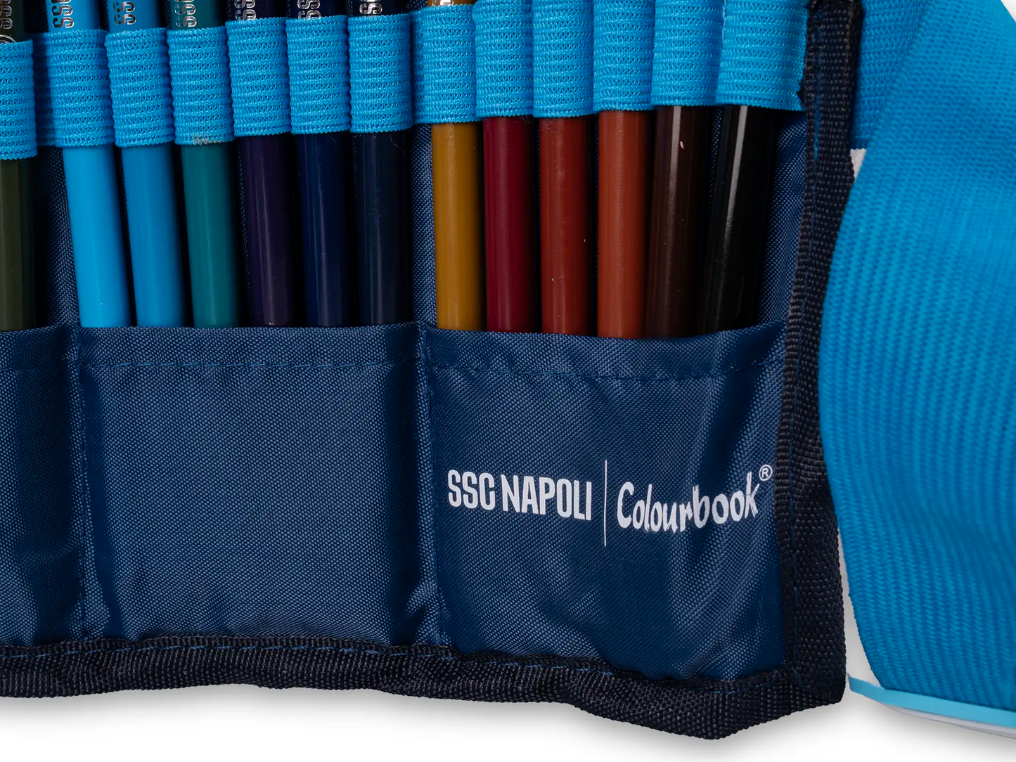 COLOURBOOK x SSC NAPOLI - Rotolo Portapastelli 24 Colori