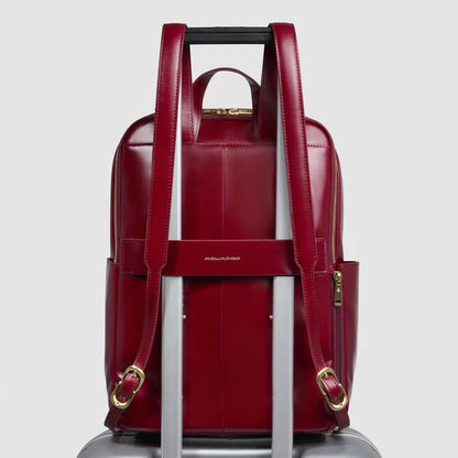 PIQUADRO - Zaino Donna In Pelle Porta Computer 14"