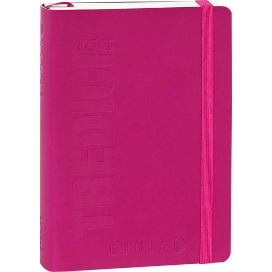 COMIX U - Diario/Agenda 13 Mesi 2025/26 Fucsia