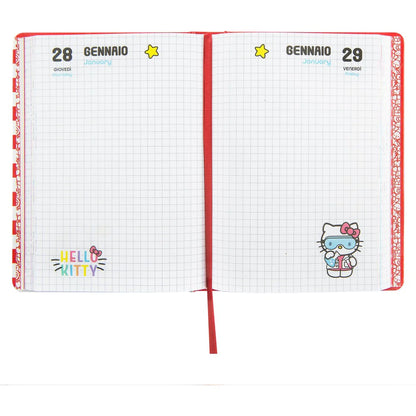 HELLO KITTY - Diario 12 Mesi 2026/27 Bianco