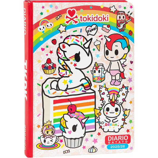 TOKIDOKI - Diario 12 Mesi 2025/26 Rosso