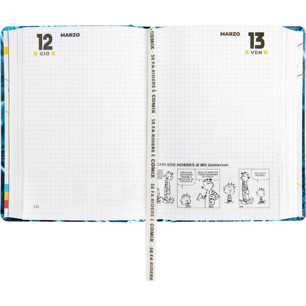 COMIX - Diario 16 Mesi 2025/26 Nero/Blu