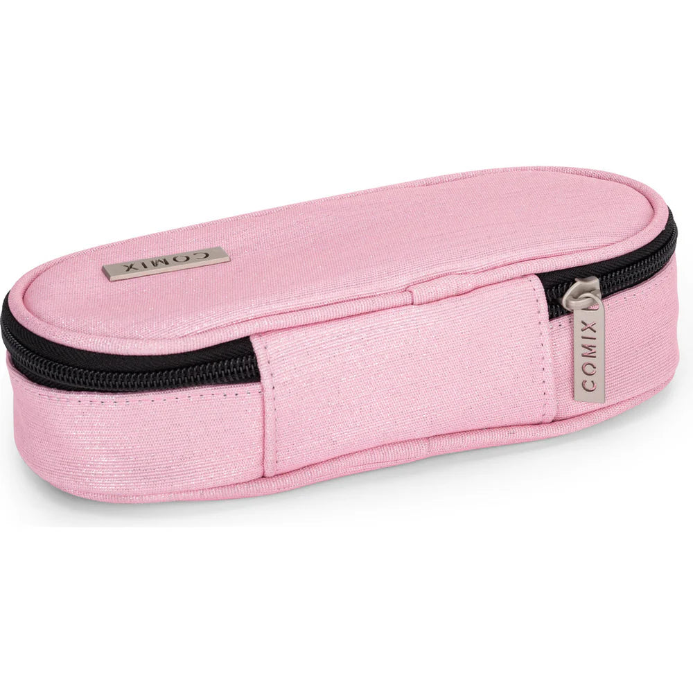 COMIX - Astuccio Ovale Lurex Rosa