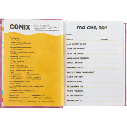 COMIX SPECIAL - Diario 16 Mesi 2025/26 Rosa