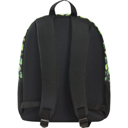 MINECRAFT - Zaino Organizzato Nero/Verde