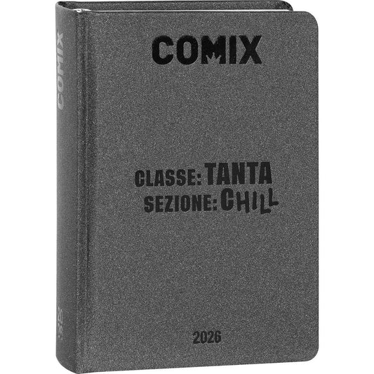 COMIX - Diario 16 Mesi 2025/26 Charcoal