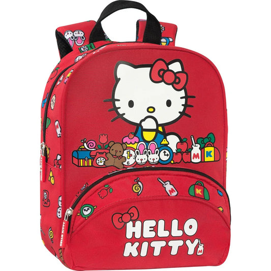 HELLO KITTY - Zaino asilo Rosso
