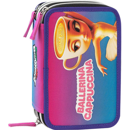 BRAINROT - Astuccio 3 Zip Ballerina Cappuccina