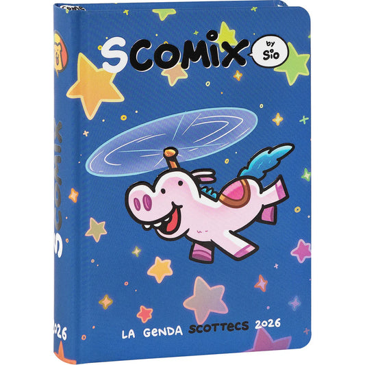 SCOMIX - Diario 16 Mesi 2025/26 Scottecs by Sio Blu