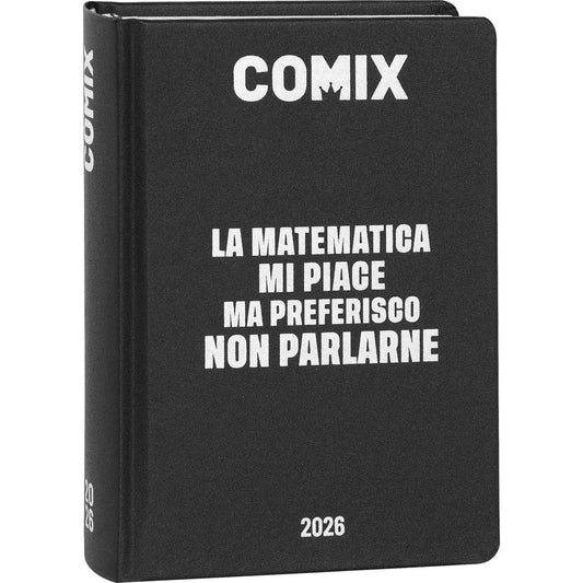 COMIX - Diario 16 Mesi 2025/26 Nero/Argento
