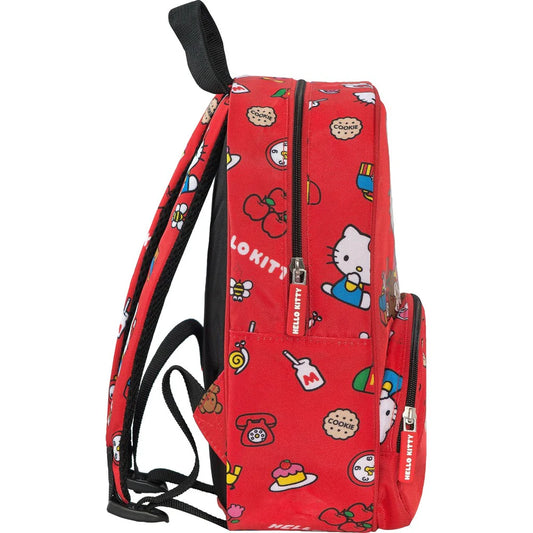HELLO KITTY - Zaino asilo Rosso
