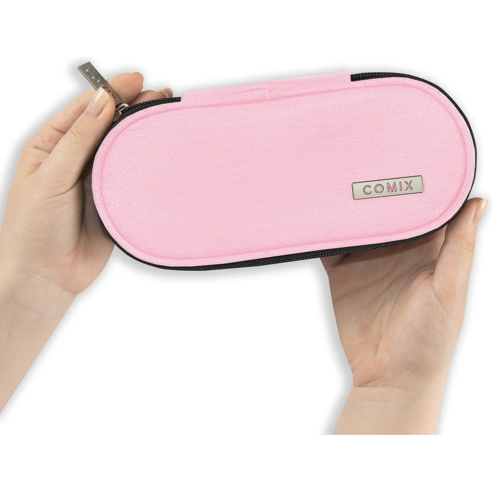 COMIX - Astuccio Ovale Lurex Rosa