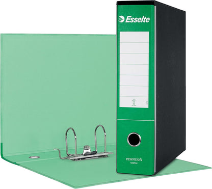 REGISTRATORE A LEVA ESSELTE G75 - A4 Con Custodia Nera