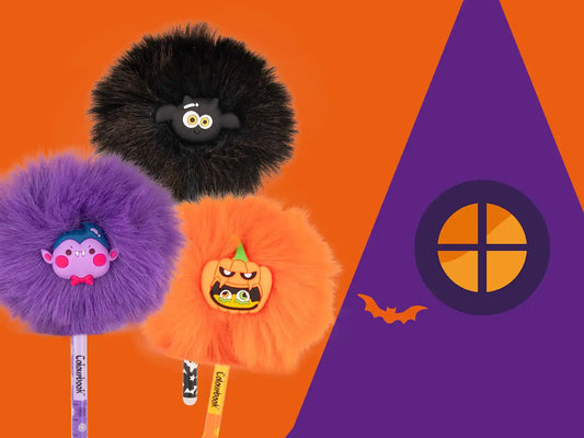 COLOURBOOK - Penna Gel Cancellabile Puff Halloween