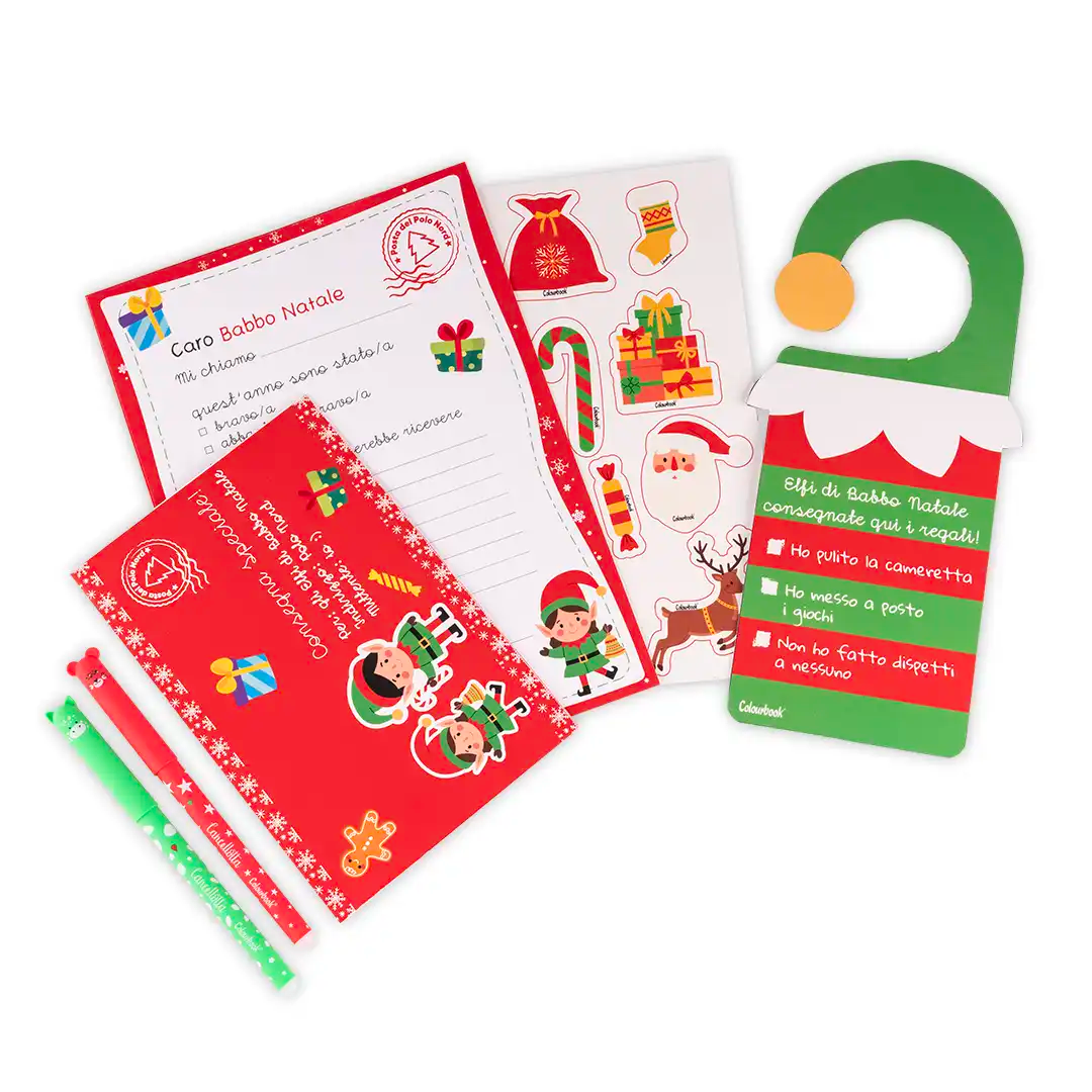 COLOURBOOK - Kit Lettera a Babbo Natale