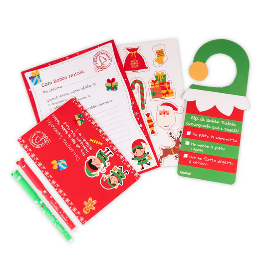 COLOURBOOK - Kit Lettera a Babbo Natale