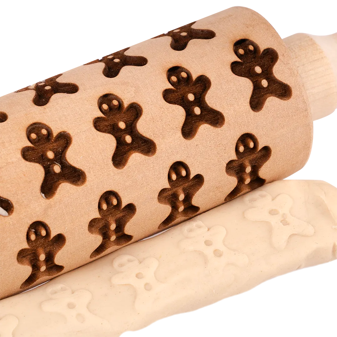 COLOURBOOK - Matterello Decorativo Per Biscotti di Natale